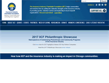 Tablet Screenshot of iicf.org